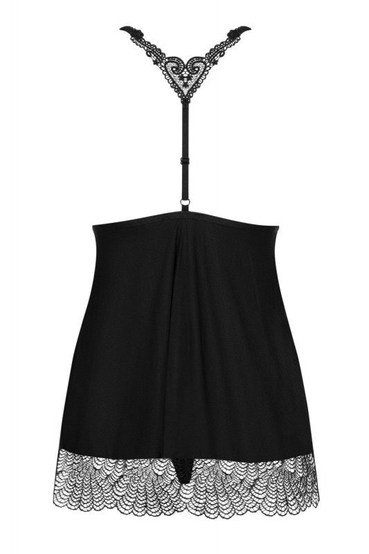 Obsessive Chiccanta babydoll i stringi czarna
