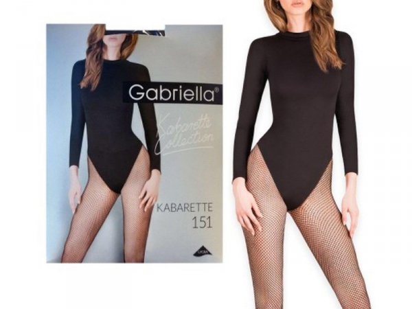 Gabriella Kabarette/Rajstopy 151 CZARNE