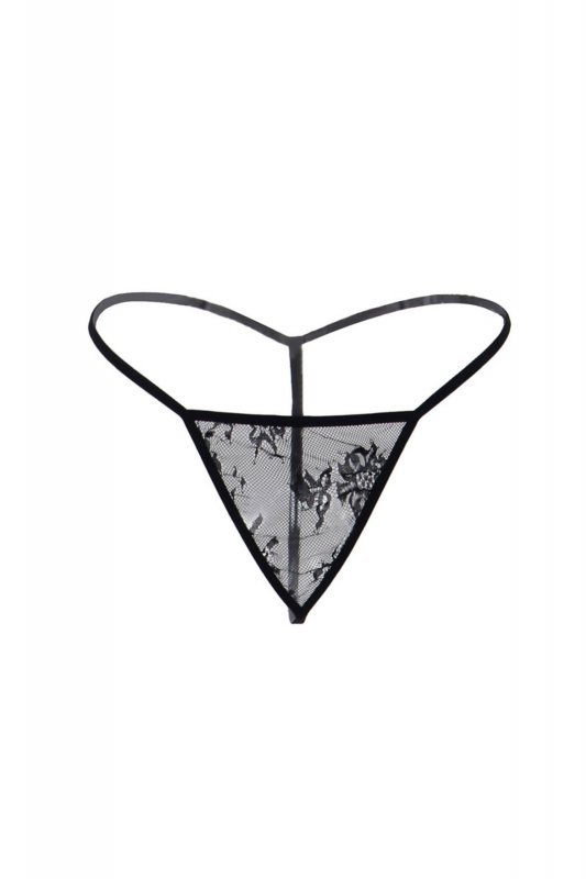 Paris Hollywood NIGHTIE+STG+BELT BLACK