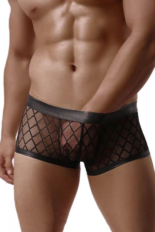 Paris Hollywood MEN&#39;S BOXERS MP056 BLACK