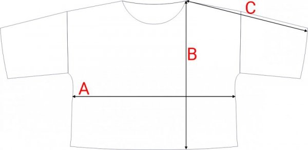 BeWear B294 Bluza oversize z krótkimi rękawami - wrzosowa