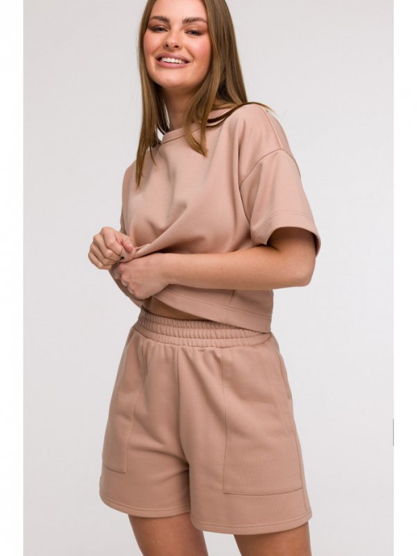 BeWear B295 Szorty z kieszeniami - mokka