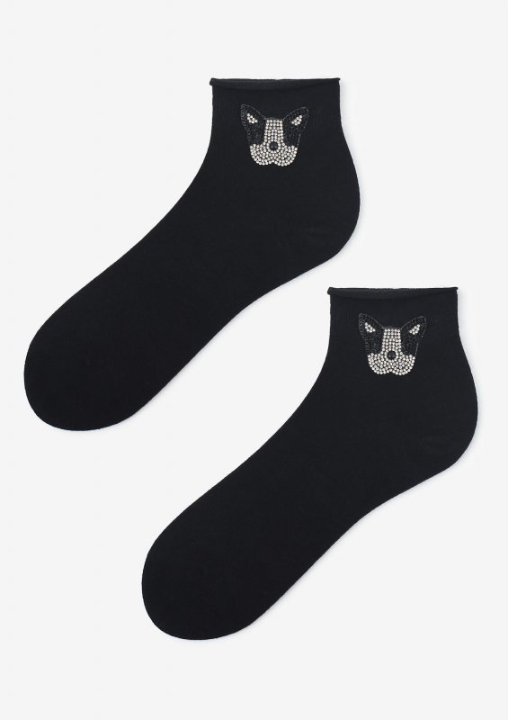 Marilyn SKARPETY MARILYN DAMSKIE GLAMOUR PUPPY BLACK