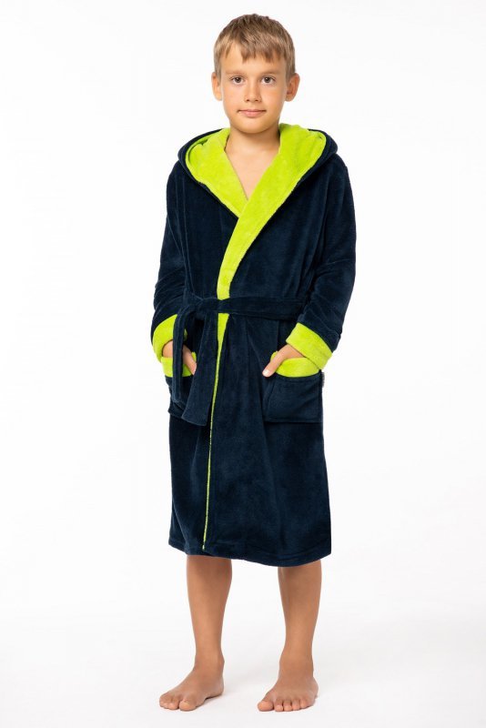Envie SZLAFROK ENVIE DELFINO NAVY/LIME