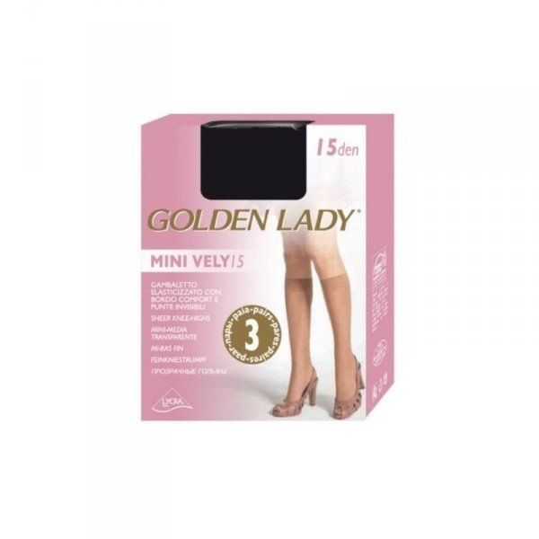 Golden Lady PODKOLANÓWKI GOLDEN LADY MINI VELY 3-PAK