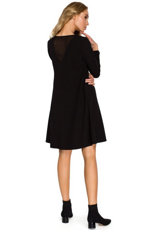 Stylove S137 Sukienka rozkloszowana - czarna