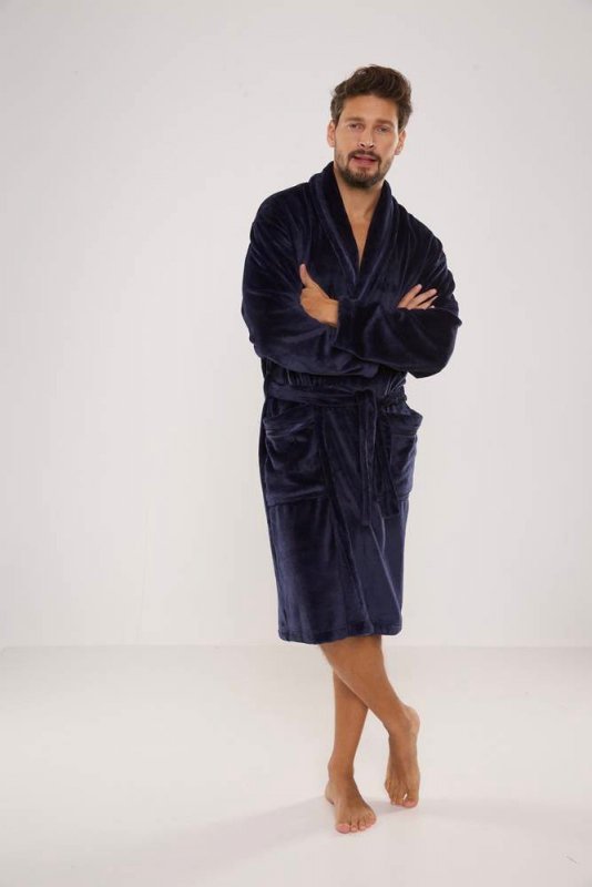  Szlafrok De Lafense 716 Rafael M-2XL męski -WYSYŁKA 24H