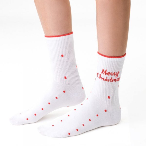 STEVEN SKARPETY ŚWIĄTECZNE DAMSKIE 136