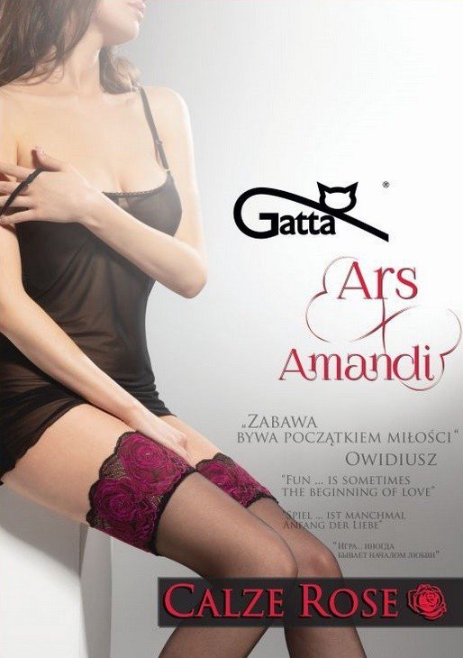 GATTA POŃCZOCHY ARS AMANDI CALZE ROSE