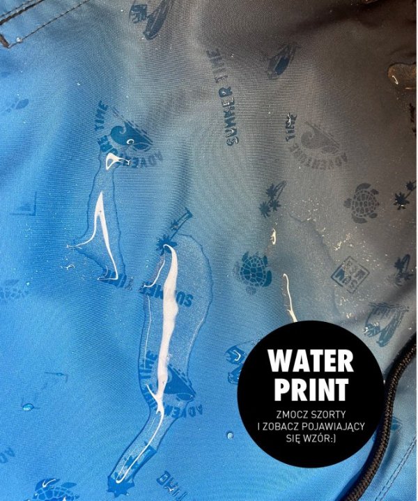 ATLANTIC SZORTY KĄPIELOWE WATER PRINT KMB-210