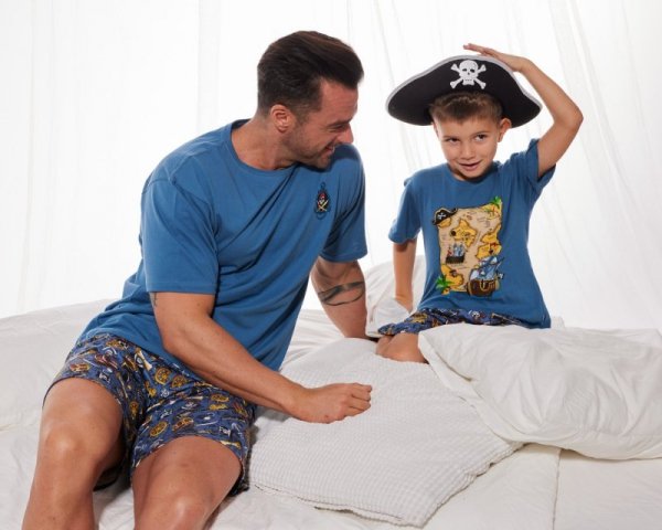 CORNETTE PIŻAMA BOY KIDS 789/112 PIRATES KR
