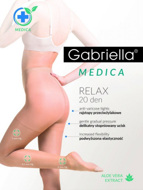 GABRIELLA RAJSTOPY MEDICA RELAX 20 DEN R.5