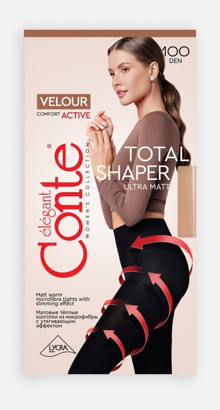 CONTE RAJSTOPY VELOUR ACTIVE 100 DEN R.5-6