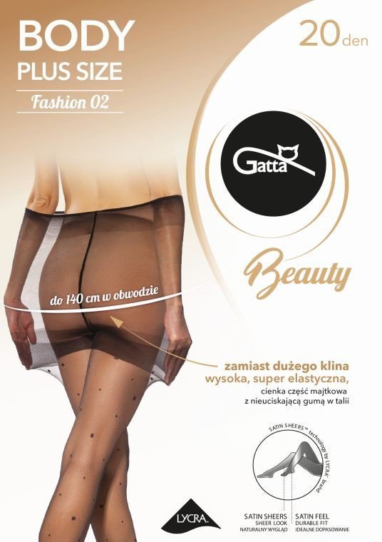 GATTA RAJSTOPY FASHION PLUS SIZE W.02 20 DEN