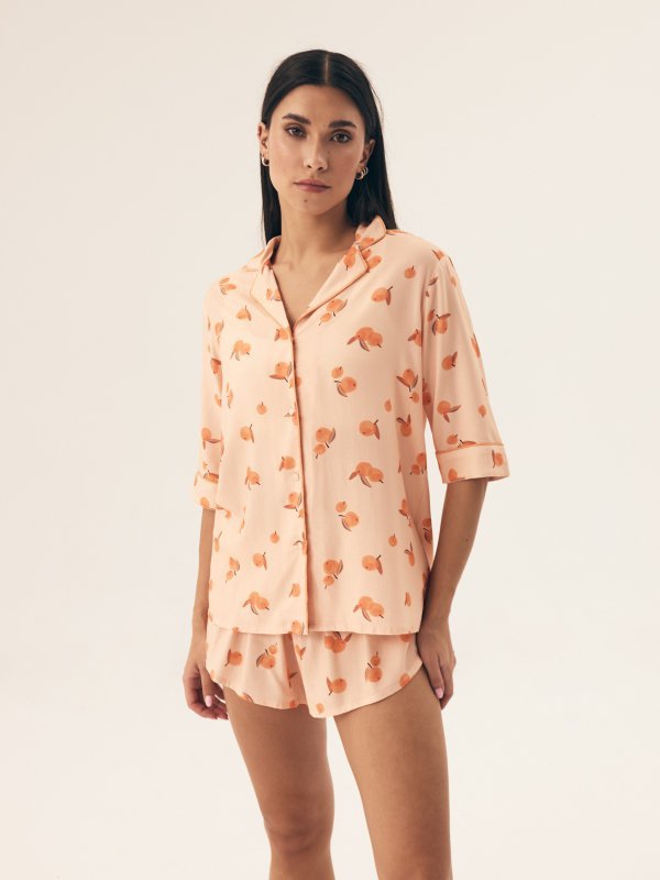 ESOTIQ & HENDERSON PIŻAMA DAMSKA NARANJA 42686 KR
