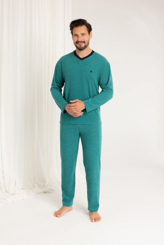 REGINA PIŻAMA MĘSKA 489 FROTTE DR R.2XL-3XL