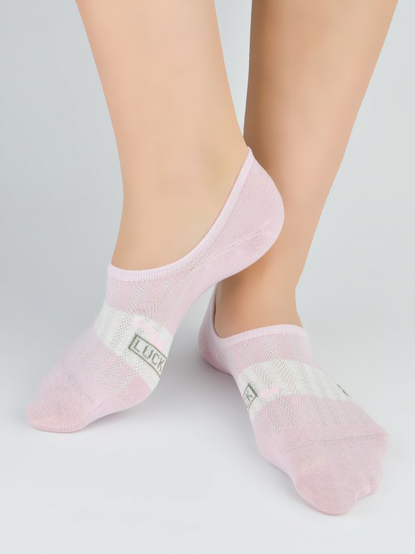 NOVITI STOPKI DAMSKIE ST091 AŻUR SILIKON