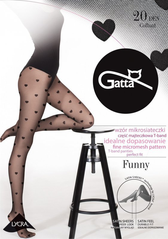 GATTA RAJSTOPY FUNNY WZ.08 20 DEN