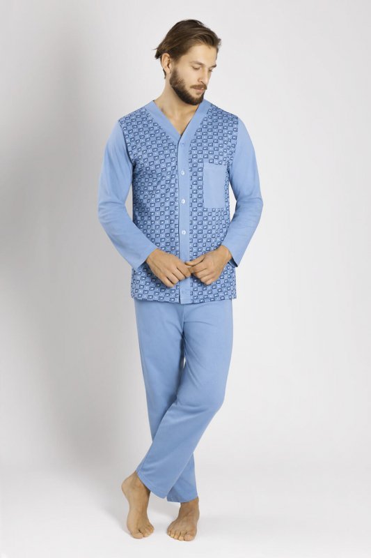 GUCIO PIŻAMA MĘSKA ROZPINANA DR R.4XL-5XL