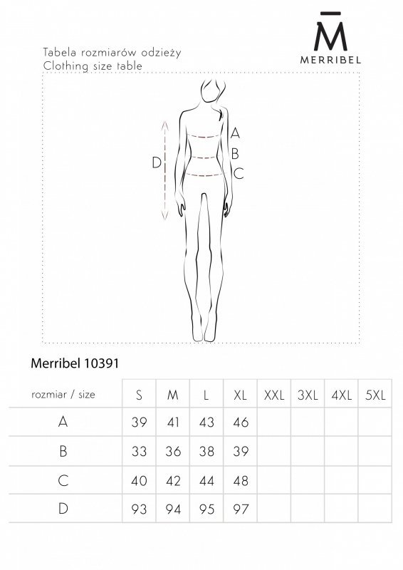 Merribel Sukienka Merribel 10391D Blue