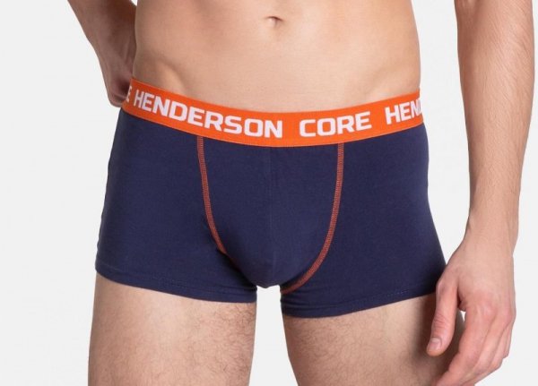 Henderson Bokserki Loyd 38837-MLC Zestaw 2 sztuk Granatowo-Pomarańczowe