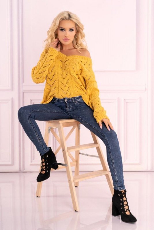 Merribel Sweter Manesa Mustard