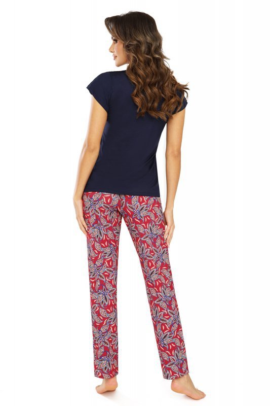Donna Piżama Rita Long Dark Blue
