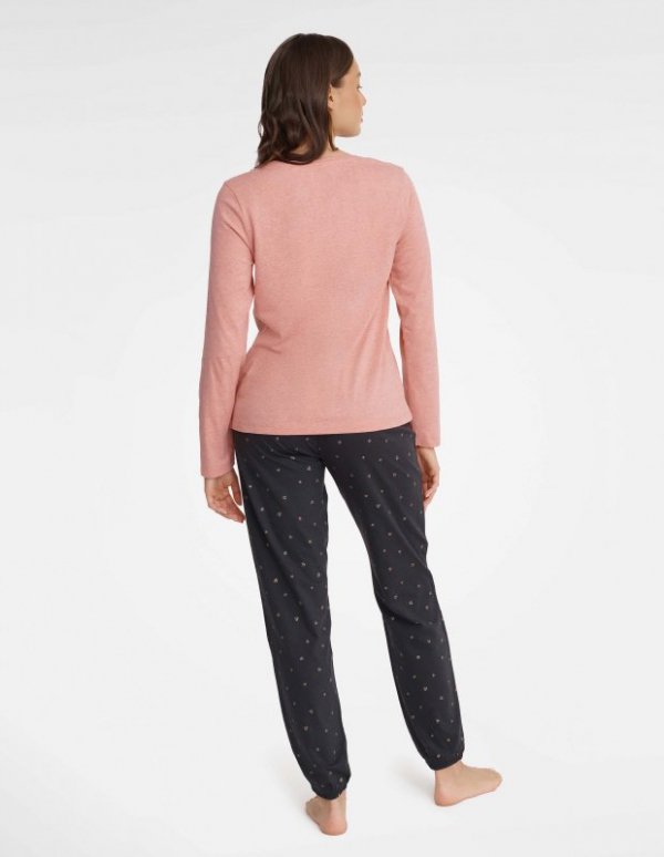 Henderson Ladies Piżama Glam 40936-39X Różowo-Szary