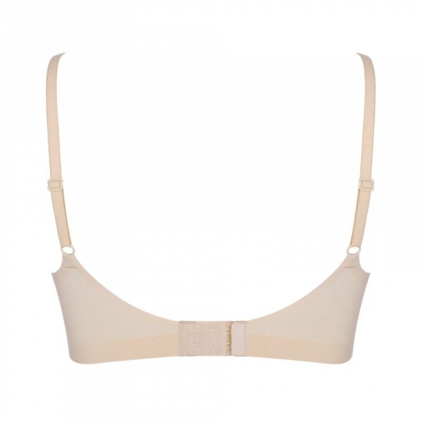 Julimex Biustonosz Simple t-shirt Bra Beżowy