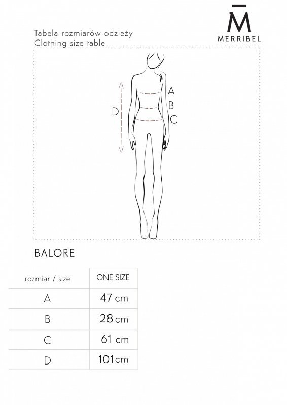 Merribel Sukienka Balore Blue