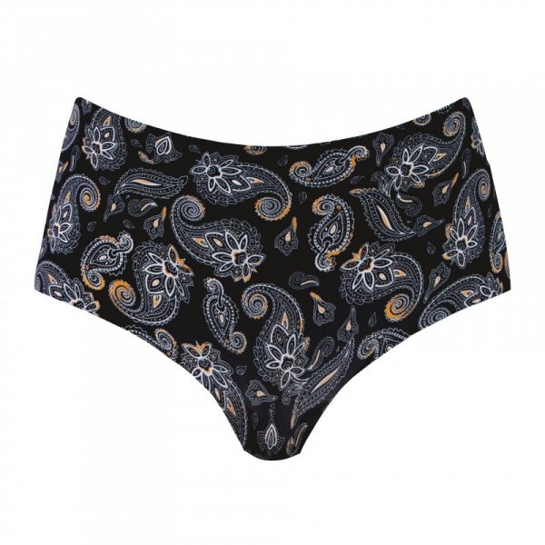 Julimex Figi Paisley Maxi Czarne