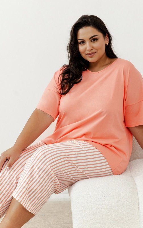 Taro Piżama Eloise 3376 Brzoskwiniowa