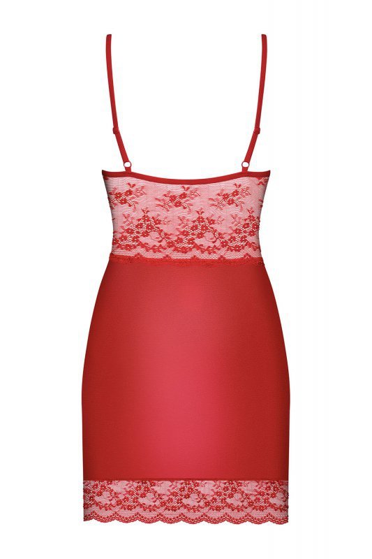 Obsessive Lovica chemise bielizna nocna komplet koszulka + stringi