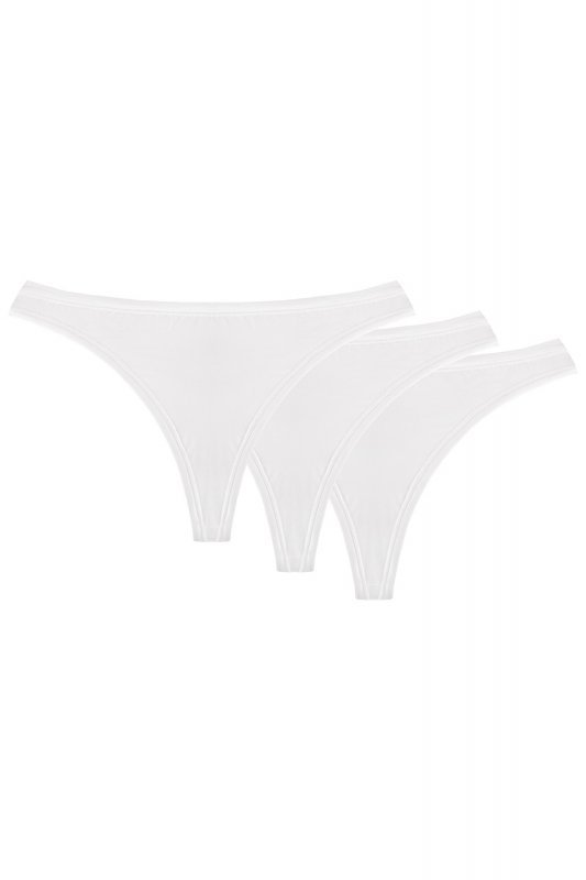 Wol-Bar Soft Simple 3-pak bielizna majtki stringi