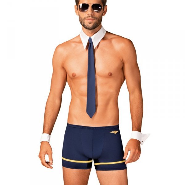 Obsessive Pilotman set bielizna nocna sexy kostium