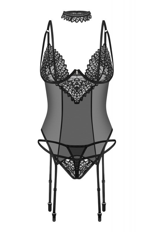 Obsessive Donarella corset & thong bielizna gorset sexy