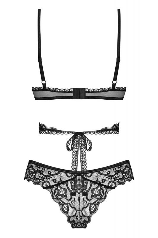 Obsessive Blomentis 2-pcs set bielizna nocna komplet biustonosz + szorty