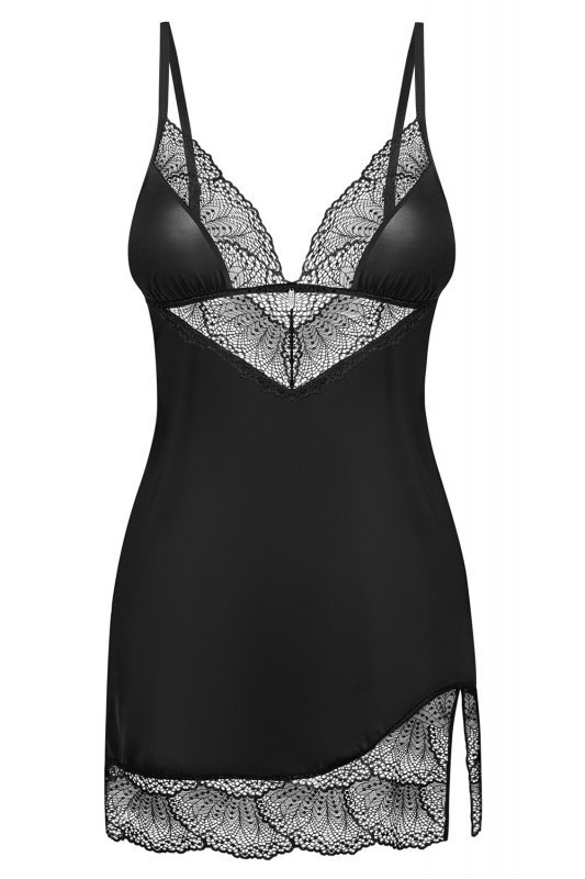 Obsessive Lobellis chemise & thong bielizna nocna komplet koszulka + stringi
