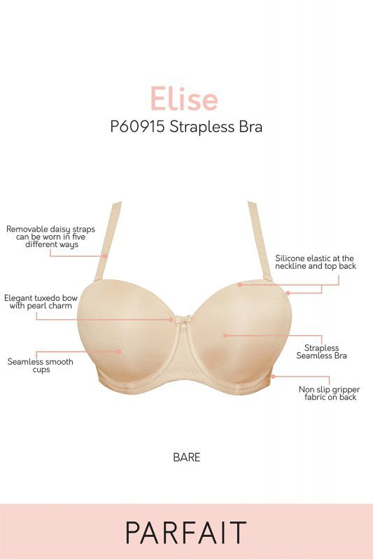 Parfait P60915 Elise bielizna biustonosz bardotka