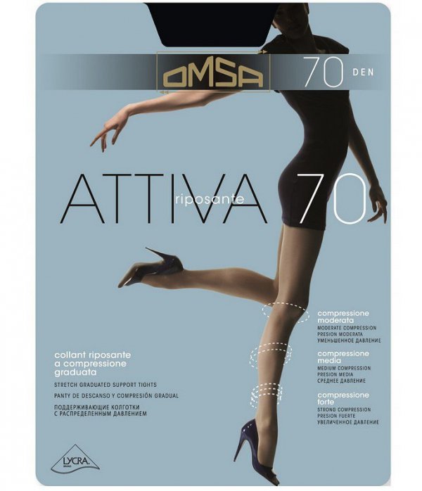 Rajstopy Omsa Attiva 70 den 2-5 - WYSYŁKA 24H