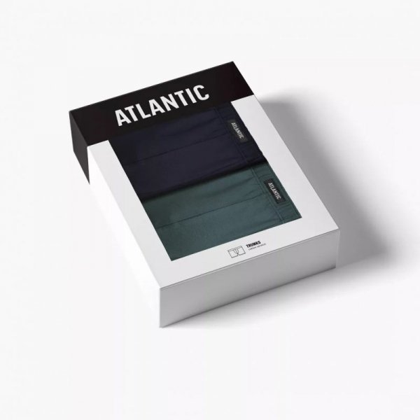 Atlantic Bokserki Long Legs 173 2-pak granat/zielone