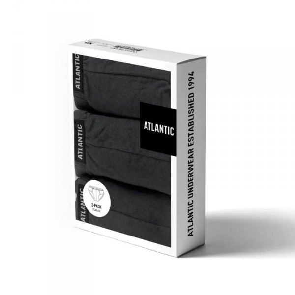 Atlantic Slipy classic 3BMP 006 3-pak grafit