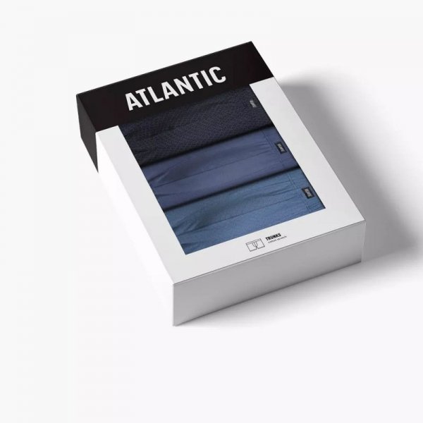 Atlantic Bokserki 212 3-pak gra/nie/den