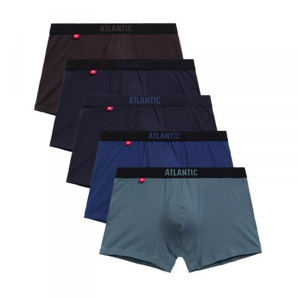 Atlantic Szorty męskie 5SMH 004 5p grf/nie/nie/gra/ka