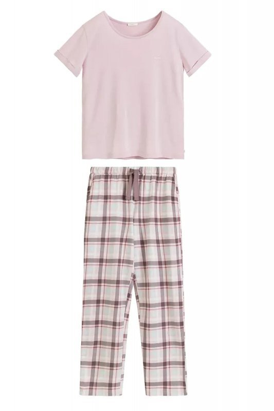 Atlantic Piżama damska NLP 513 pudrowy róż