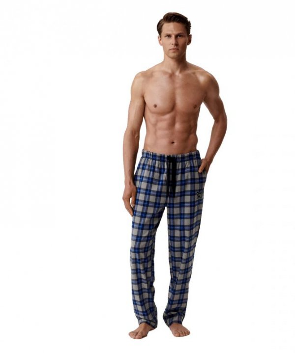 Atlantic Spodnie piżamowe NMB 045 szare