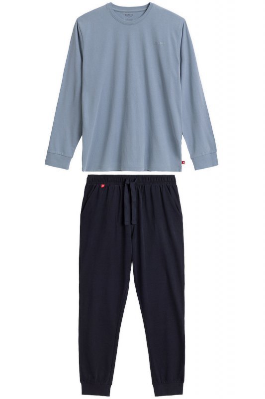 Atlantic Piżama męska 372 denim/czarna