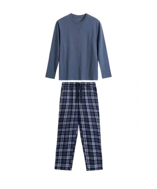 Atlantic Piżama męska NMP 393 niebieska