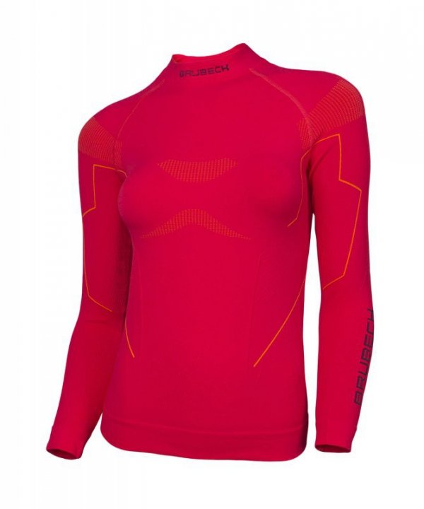 Brubeck Bluza Thermo LS13100 malinowa