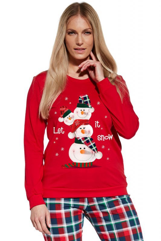 Cornette Piżama Snowman 671/348